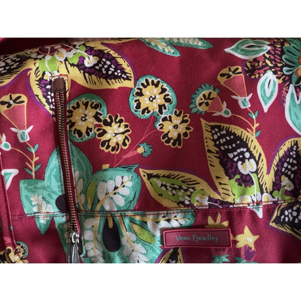 Vera Bradley Rumba‎ Pattern Retired Travel Bag With Laptop Pocket 16 X 10